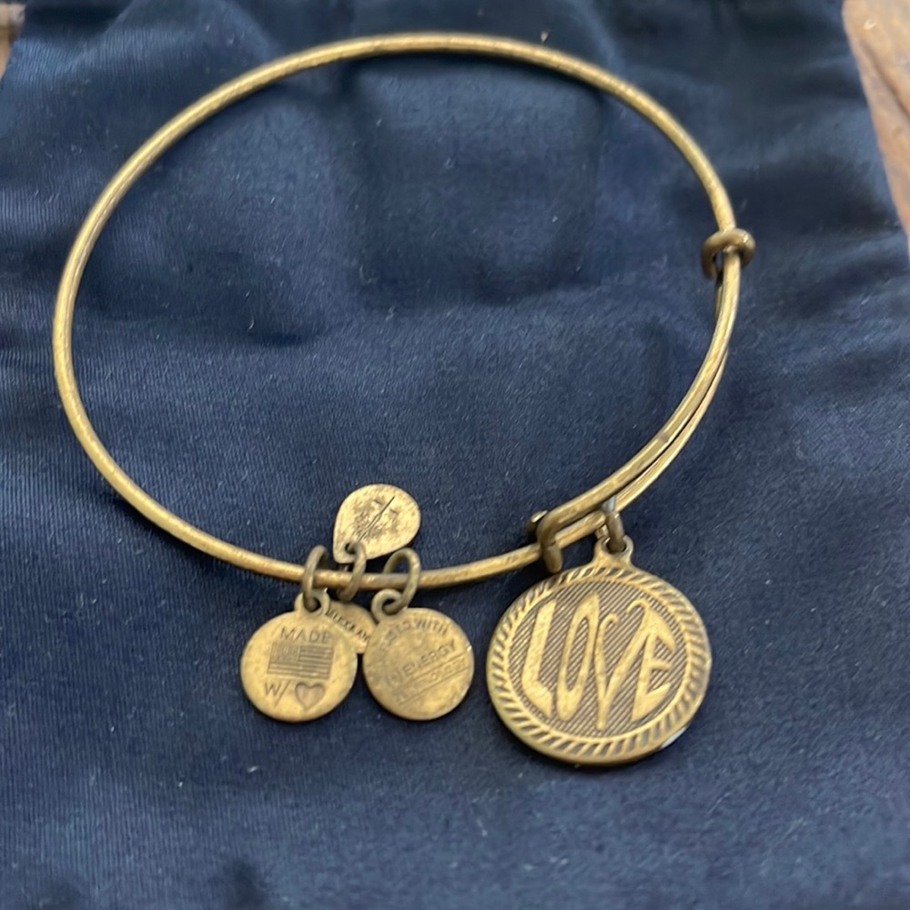 Alex and Ani bracelet. Love
